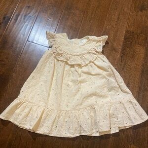Noralee girls toddler dress beige/ivory SZ 4 worn once